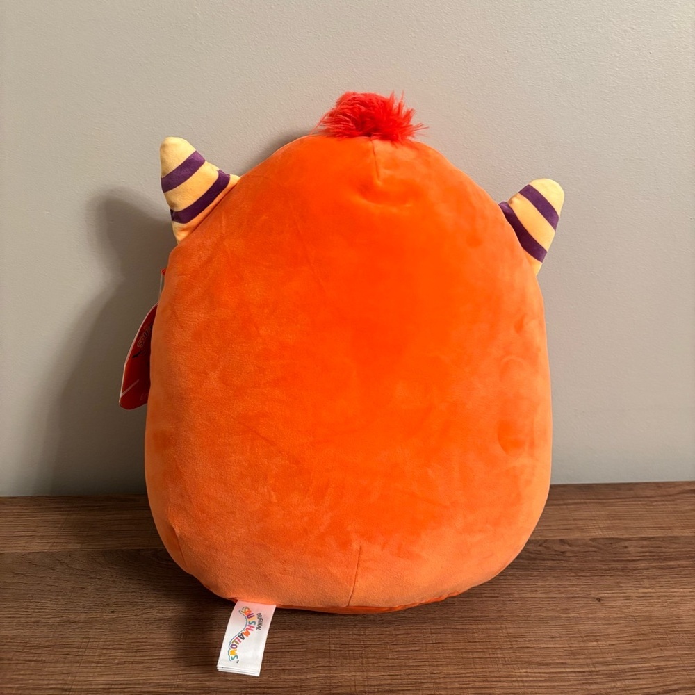 Squishmallows Earnest the Orange Monster - Picture 4 of 5